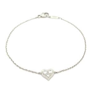 Tiffany & Co. Sentimental Heart Bracelet Pt950 Diamond